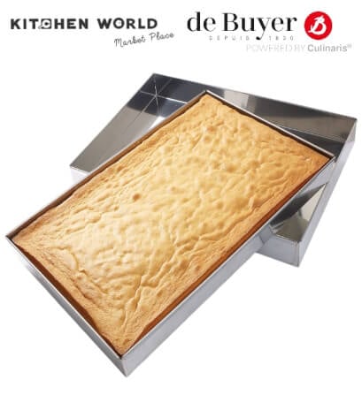 ถาดอบอลูมิเนียมขอบตรง DE BUYER BW4105 ขนาด 60X40X2 ซม._6